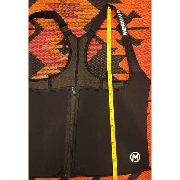 Mermaids Mystery Women's Sauna Waist Trainer Vest 3XL Neoprene Spandex Black - Picture 15 of 16